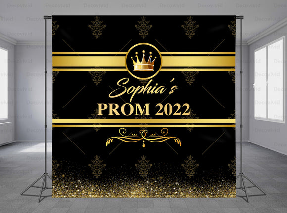 Prom Personalized Event Backdrop GRD-1091