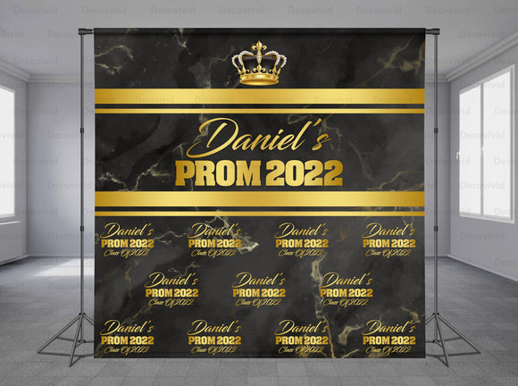 Prom Personalized Event Backdrop GRD-1092