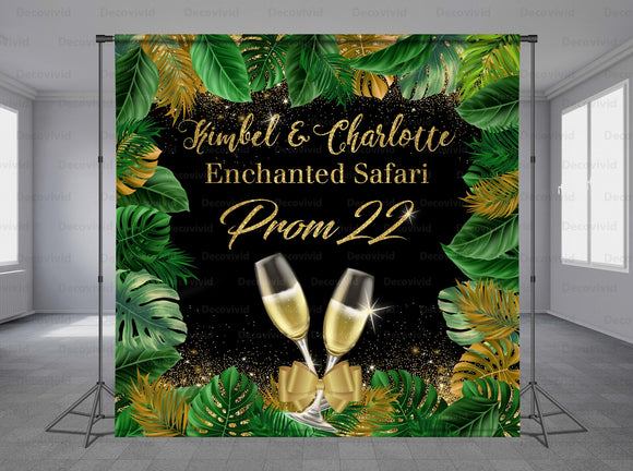 Prom Personalized Event Backdrop GRD-1093
